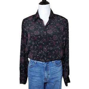 Vintage Floral Button Down Shirt